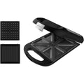 Appareil à sandwich et presse à panini pour tous les usages en plastique alimentaire 1200 w 5 l blanc