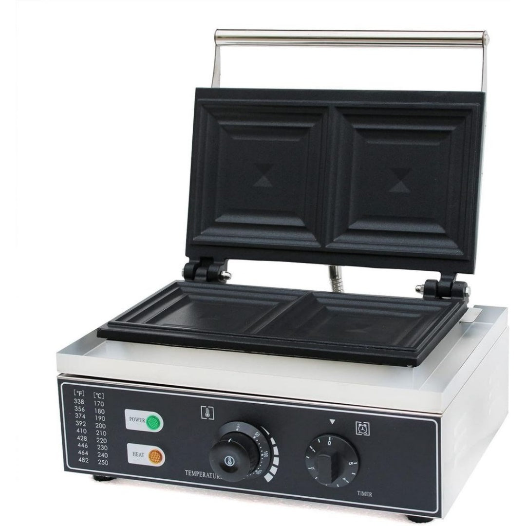 Appareil à sandwich et presse à panini pour camping en verre trempé 1.5 l
