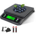 Balance de cuisine en verre trempé 5 l 1200 w noir