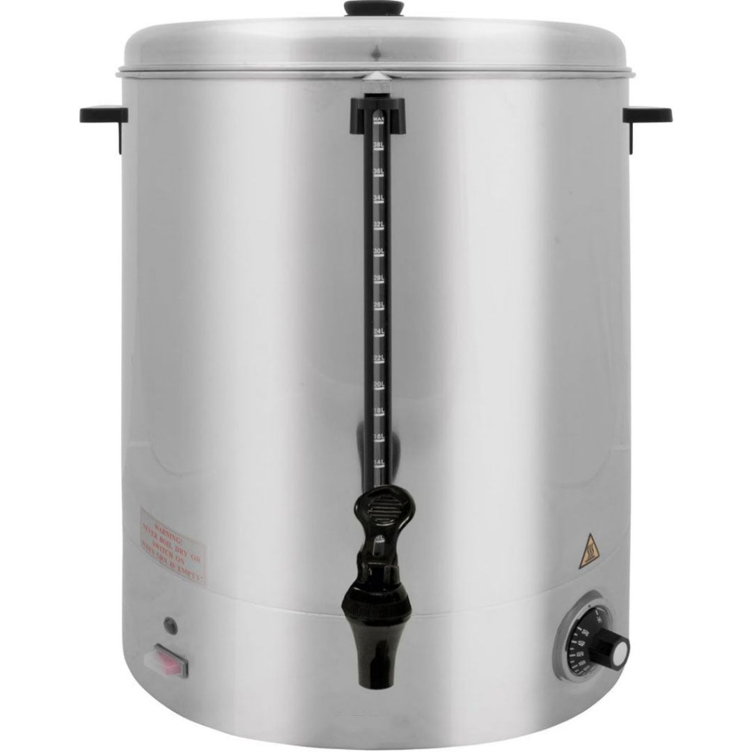 Distributeur d'eau chaude pour chambre en céramique bleu