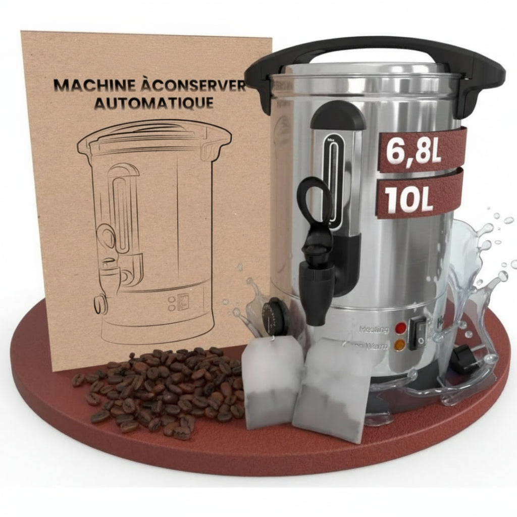 Distributeur d'eau chaude en acier inoxydable 2000 w 4.5 l