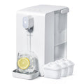 Distributeur d'eau chaude en verre trempé 0.8 l 1500 w bleu