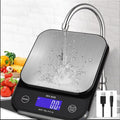 Balance de cuisine 1500 w en verre trempé 0.8 l blanc